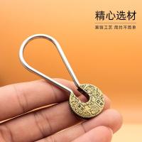 ราคา ทองเหลือง Gong Xi Fa Cai พวงกุญแจจี้ Handmade จี้ผลิตภัณฑ์ปีใหม่แขวนกุญแจของขวัญเล็กๆ (42529780903)