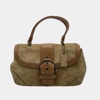 ราคา Coach กระเป๋าถือวินเทจหนังกลับ แท้ (3872870393)