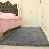 ราคา พรมปูพื้น ขนาด 60x120 / 80x180 cm ขนยาวพิเศษ 4.5 cm พริ้วดั่งขนนก พรมขนนุ่มขนยาว pZEL (9961271474)