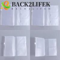 ราคา BACK2LIFEK Notebook Zipper Bag Stationery Student For Midori Travelers Standard Pocket Passport Journal Planner Card Holder (44324479490)