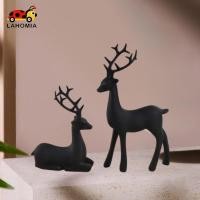 ราคา [ลาโฮเมีย] รูปปั้น 2 ชิ้น, ตกแต่งโต๊ะ, ของสะสม, ประติมากรรมสัตว์, ตุ๊กตาเรซิ่นกวางเรนเดียร์สําหรับชั้นวางหนังสือสํานักงาน, (46706222679)