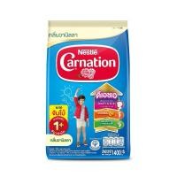 ราคา [นมผง] CARNATION นมผง คาร์เนชัน สมาร์ท โก 1,400 กรัม รสวนิลา นมผงสำหรับเด็กอายุ 1 ปีขึ้นไปและทุกคนในครอบครัว (25285643360)