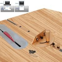 ราคา Universal Table Saw Miter Gauge Assembly/อลูมิเนียม Precision Miter Gauge พร้อมมุมหยุดสําหรับงานไม้เครื่องมือ (49159297264)