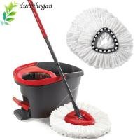 ราคา หัวม็อบ DUCQIHOGAN 360° Easy Clean Spin Mop ไมโครไฟเบอร์สําหรับ O-Cedar/Vileda (54002449257)