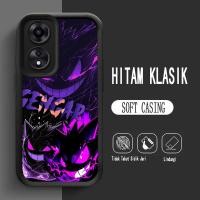 ราคา Y-25 Black Pokemon Gengar เคสซิลิโคนสําหรับ OPPO A17 A78 A98 5G Case (27744672303)