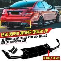 ราคา W204 ด้านหลังกันชน Diffuser Lip ด้านหลังกันชนสําหรับ Mercedes สําหรับ Benz C Class W204 C204 ซีดาน C63 Coupe 2012-2015 Body Kit (28653785779)