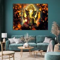 ราคา โปสเตอร์พระพุทธรูป วินัยกะ คเณศ รูปปั้นพระพิฆเนศวร ผ้าใบแคนวาสความละเอียดสูง ช้างทองคำ กรอบไม้หรือกรอบอลูมิเนียมดำ เครื่องประดับบ้าน 1 ชิ้น (47810176657)