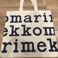 ราคา Marimekko tote bag Blue logo. พร้อมถุงกระดาษ (1900443719)