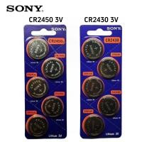 ราคา ถ่าน SONY CR2450 • CR2430 3V ถ่านกระดุม Made in Indonesia 2 / 5 ก้อน BMW Volvo แบตเตอรี่รีโมทคอนโทรล (42402216703)