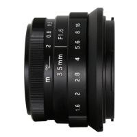 ราคา 35 มม.F1.6 II เลนส์สําหรับ Canon EOS M M50 M100 M6 SONY A6000 A6300 Fujifilm FUJI X-T1 X-T20 Olympus Panasonic Micro 4/3 กล้อง (27123159566)