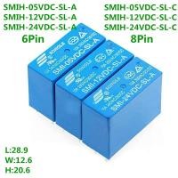 ราคา 50PCS รีเลย์ใหม่ SMIH-05VDC-SL-C SMIH-12VDC-SL-C SMIH-24VDC-SL-C รีเลย์05 12 24 V 250Vac 16A SMIH-05V 12V 24VDC-SL-A 6Pi (26300994533)