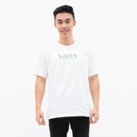 ราคา เสื้อยืดสีขาว HIJAU SANVANINA มีโลโก้ Sans สีเขียวทหาร | D-07 เสื้อยืด Sans กองทัพขาว (55705308594)