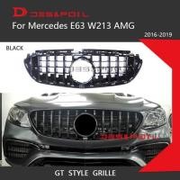 ราคา Real E63 AMG Grille Panamerica GT Grill For Mercedes Benz AMG E63 2016-2019 E63s Front Bumper Car S (49256346996)