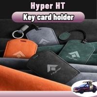 ราคา เหมาะสำหรับ Hyptec ht/Hyper ht ซองใส่กุญแจการ์ดหนังแท้หนังนิ่มฝาครอบป้องกันผู้ถือบัตร accessories (50501454639)