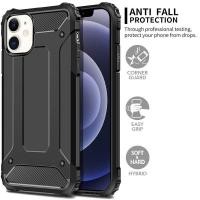 ราคา Dual Shock Armor Case iPhone 12 Mini 5.4 - Original Black Hard Soft Casing Cover PC TPU (28634863819)