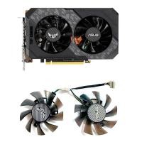 ราคา ใหม่ 75 มม.FD8015U12D พัดลมระบายความร้อนสําหรับ ASUS GTX 1660 Ti RTX 2060 TUF GAMING OC กราฟิกการ์ด Cooler พัดลม PLA08015S12HH T128015เป็น (43730420382)