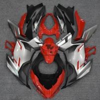 ราคา Cowling Titanium silver red line decal Motorcycle For Ninja400 ninja 400 EX400 2018-2024 2020 Full (51902405539)