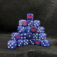ราคา Warhammer 40k Dice Board Game Dice Midnight Lord Dice Dark Blue Fine Flash Dark Style Series Dice Warhammer Dice (40969757138)