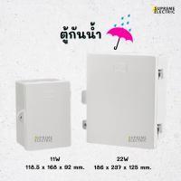 ราคา ตู้กันฝน ☔️ #11 #22 #101 #102 ตู้กันน้ำ NANO TFC ตู้ใส่อุปกรณ์ไฟฟ้า ตู้พลาสติกมีหลังคา กล่องกันน้ำ กล่องกันฝน ABS PVC (23441218087)
