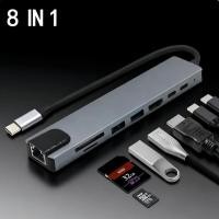 ราคา ฮับ USB C 7-in-1 8-in-1 เป็น HDMI 4K รองรับ ชาร์จเร็ว PD พอร์ต USB 3.0/2.0 และใช้งานกับ MacBook, iPad, Samsung S10, Dex TV, เมาส์, คีย์บอร์ด และแฟลชไดรฟ์ (56905789931)