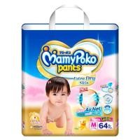 ราคา MamyPoko Pants Extra Dry Skin ไซส์ M 64 ชิ้น GIRL (2217382366)