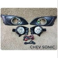 ราคา ไฟตัดหมอก สปอร์ตไลท์ CHEV SONIC 2012 2013 2014 2015 foglamp sportlight chevrolet sonic ฝาครอบวงแหวนชุป (4444280677)