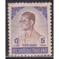 ราคา 2516 แสตมป์พระรูปร.9 ชุด 6 พิมพ์โทมัส ดวง 5 บาท ยังไม่ใช้ (24654368072)