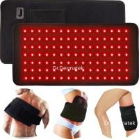 ราคา 120 LED สีแดงอินฟราเรด Light Therapy เข็มขัด Pad อุปกรณ์ความงามสําหรับ Body Back เข่ามือเท้าบรรเทาแบบพกพา 660nm 850nm ความร้อน Pad (54652850342)