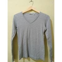 ราคา (preloved) เสื้อยืดแขนยาว uniqlo (41360234539)
