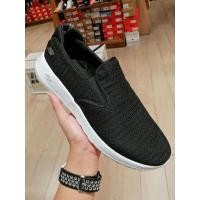 ราคา Skechers ผู้ชาย Skechers go walk max zeek Black Skechers 54629/BKW Black Skechers Slip-On Shoes (14679142592)