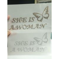 ราคา เพชรรีดร้อน (SHE IS A WOMAN) ขนาด 10.7 x 21.3 cm. เพชรรีดร้อนลายสำเร็จ สกรีนเพชรรีด Hotfix Rhinestone (22022463347)