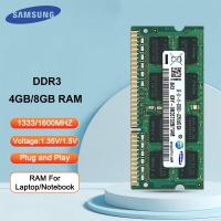 ราคา Samsung DDR3 8Gb Ram สําหรับแล็ปท็อป 1600Mhz 1333Mhz DDR3L 8Gb 4Gb PC3-10600 PC3-12800 204Pin SODIMM สําหรับแล็ปท็อปโน้ตบุ๊คหน่วยความจํา (29168403068)