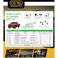ราคา ชุดเปลี่ยนลูกหมากช่วงล่าง(CERA) ISUZU D-MAX 4WD,Hilander 2020 (MADE IN THAILAND) *** 10 ชิ้น (6862497919)