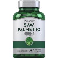 ราคา Saw Palmetto 450 mg. (250Capsules) ปาล์มใบเลื่อย (22460952491)