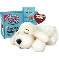 ราคา Snuggle Puppy Heartbeat Dog Toy for Puppies, Real-Feel Heartbeat, Calming Sleep Aid and Crate Training Comfort Toy with Heat Pack, Cream Plush Design (41030494637)