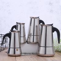 ราคา สแตนเลส Moka Pot หม้อกาแฟเครื่องชงกาแฟในครัวเรือนเครื่องชงกาแฟเครื่องใช้ไฟฟ้ากาแฟ Big Belly Rise ประเภท Moka Pot/Beads 4.7 (45508350510)