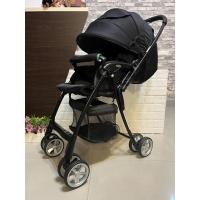 ราคา รถเข็นเด็ก ยี่ห้อ Aprica รุ่น AirRia สีดำเขียว พร้อมซัพพอร์ตแท้ครบชุด (16959702685)