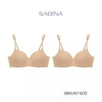 ราคา Sabina ซาบีน่า เสื้อชั้นใน ฟองดี (Set 2 ชิ้น) รุ่น PRETTY PERFECT (ไร้โครง) รหัส SBXU9216CD สีเนื้อเข้ม (22335499991)