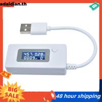 ราคา พร้อมสต็อก DC 4-30V LCD USB Detector Voltmeter Voltage Current Meter Ammeter Mobile Power Charger B (27973617944)