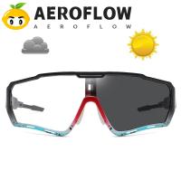 ราคา AEROFLOW แว่นกันแดดปั่นจักรยาน, แว่นกันแดดเลนส์เปลี่ยนสีเร็ว UV ทนกระจกปั่นจักรยาน, แว่นแข่งความยาวกันลมปรับได้ HD กีฬากลางแจ้ง Goggle ขี่ (54808988492)
