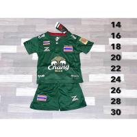 ราคา ชุดเด็กน่ารักๆ ชุดกีฬาพิมลายช้าง เสื้อ+กางเกง งานปักไทยแลนด์ (21518484247)