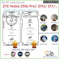 ราคา สติ๊กเกอร์ PPF ด้านหลังขอบเต็มสําหรับ ZTE Nubia Z50s Pro/ Z17/ Z17s Mini ใส ด้าน ลายเพชร ลาย (52006132250)