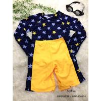 ราคา (รหัส W11) ชุดว่ายน้ำเด็ก เสื้อ+กางเกง (14961904312)