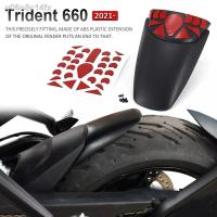 ราคา NEW 2021 For Trident 660 Trident660 Rear Fender Motorcycle Extender Mudguard Extension Splash Guard Tire Hugger (22942616320)