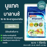 ราคา ปุ๋ยเกล็ด นูแทค บาลานซ์ (ปุ๋ยเคมีสูตร 16-16-16+ธาตุอาหารรอง/เสริม) 1 กิโลกรัม (28937830814)