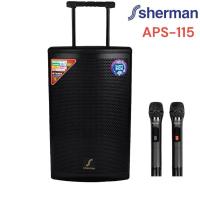 ราคา Sherman APS-115 ลำโพงล้อลาก บลูทูธ พร้อมไมค์ไร้สาย ขนาด 15 นิ้ว กำลังขับ 100W (6138544694)