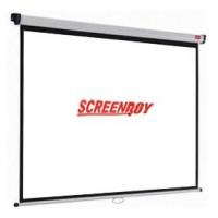 ราคา จอฉายภาพ Projector เเบบแขวนมือดึง ยี่ห้อ SCREENBOY ขนาด 180x180 cm (1520513241)