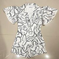 ราคา จั๊ม จั๊มขาสั้น จั๊มสูทขาสั้น งานป้าย Something size M (28870298215)