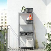 ราคา IKEA ชั้นวางของ HYLLIS ใน/นอกอาคาร60x27x140 ซม. แต่งบ้านสไตล์ลอฟท์ดีไซน์สวยวัสดุทนทานและแข็งแรง (13010161731)