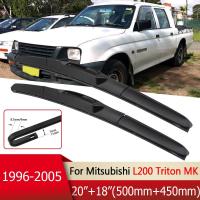 ราคา สําหรับ Mitsubishi L200 Triton MK 1996-2005 20 "+18" รถ Wiper ใบปัดน้ําฝนด้านหน้า Fit U HOOK Arm กระจกด้านหน้า Wipers Auto อุปกรณ์เสริม (55957151689)